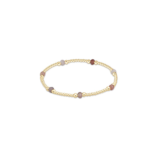 Purpose Gemstone 4mm Bracelet - Botswana Agate - She Chester