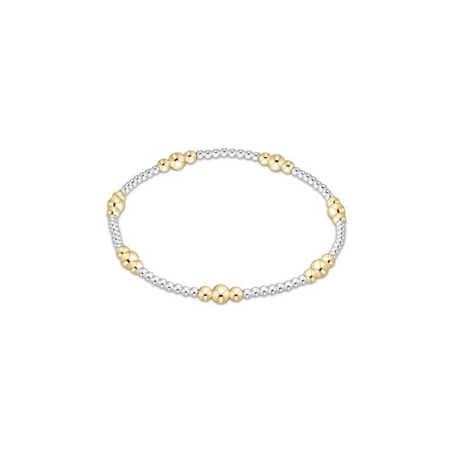 Purpose Gold 4mm Bead Bracelet - Mixed Metal - She Chester