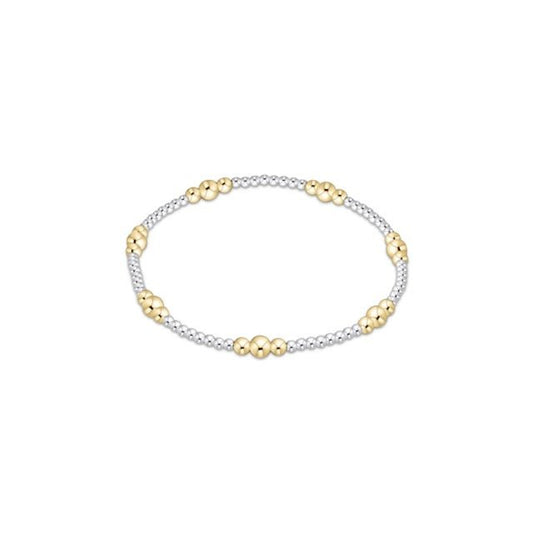 Purpose Gold 4mm Bead Bracelet - Mixed Metal - She Chester
