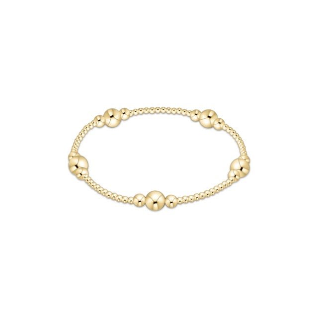 Purpose Gold 6mm Bead Bracelet - She Chester