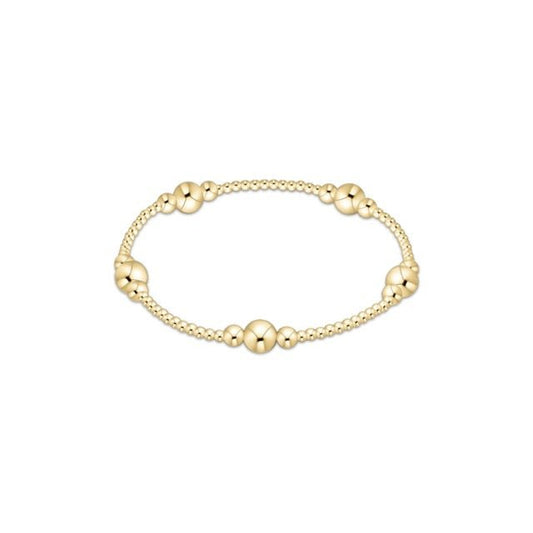 Purpose Gold 6mm Bead Bracelet - She Chester