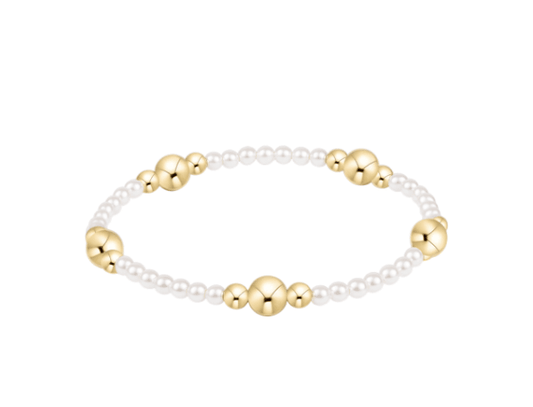 Purpose Gold 6mm Pearl Bracelet - She Chester