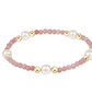 Purpose Pearl 6mm Gem Bracelet - Pink Opal - She Chester