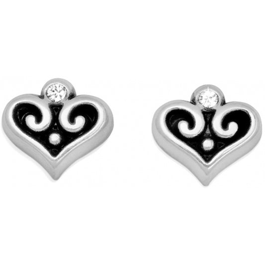 Alcazar Heart Mini Post Earrings - J21712