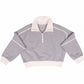Quarter Zip Contrast Heather Grey SS - She Chester