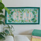 Read Embroidered Canvas Banner - She Chester