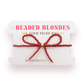 Red Pearl Beaded Bow Bracelet: Standard 6.75 Inch - She Chester