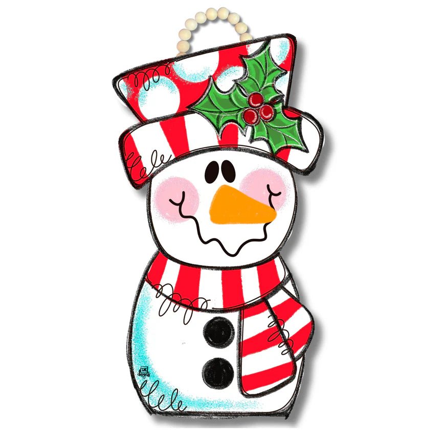 Red Snowman DK Insert - She Chester