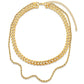 Reece Gold Double Chain Necklace - 281 - She Chester