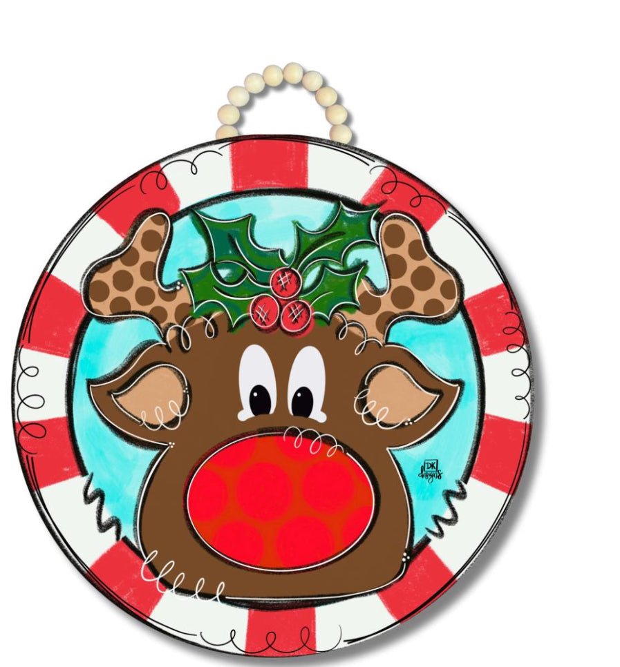 Reindeer Door Sign - She Chester