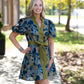 Ren Olive Floral Dress - She Chester