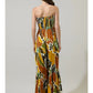 Renia Tropical Eve Strapless Smocked Jumpsuit - She Chester