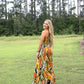 Renia Tropical Eve Strapless Smocked Jumpsuit - She Chester