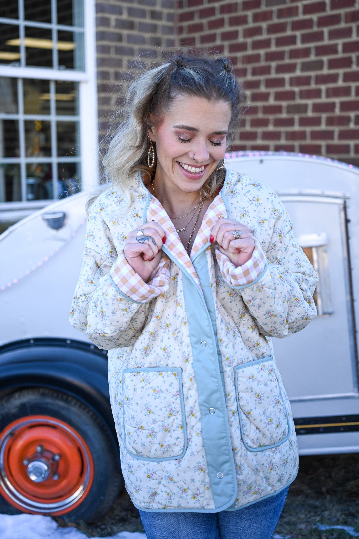 Reversible Quilted Puffer - She Chester