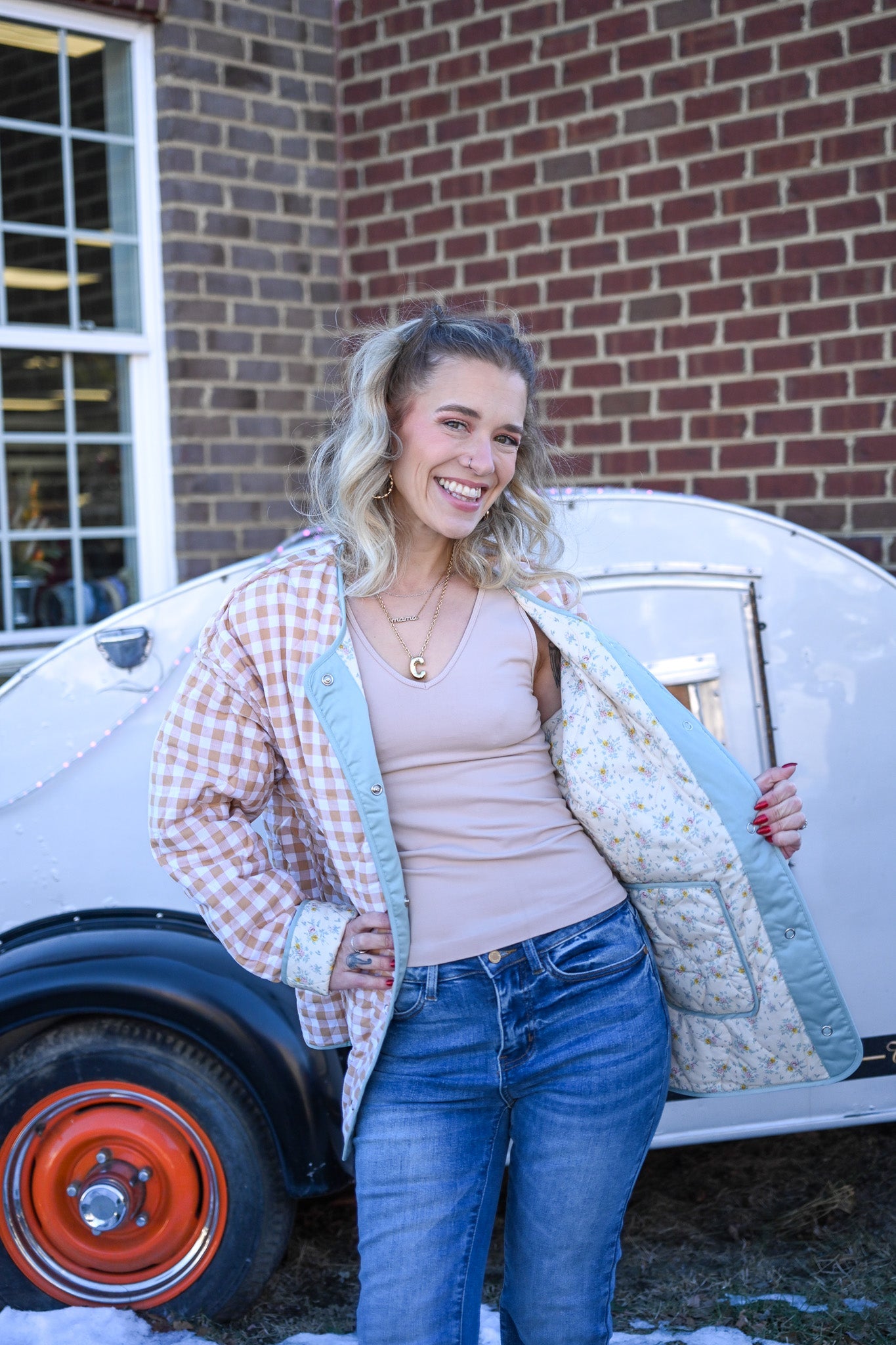 Reversible Quilted Puffer - She Chester