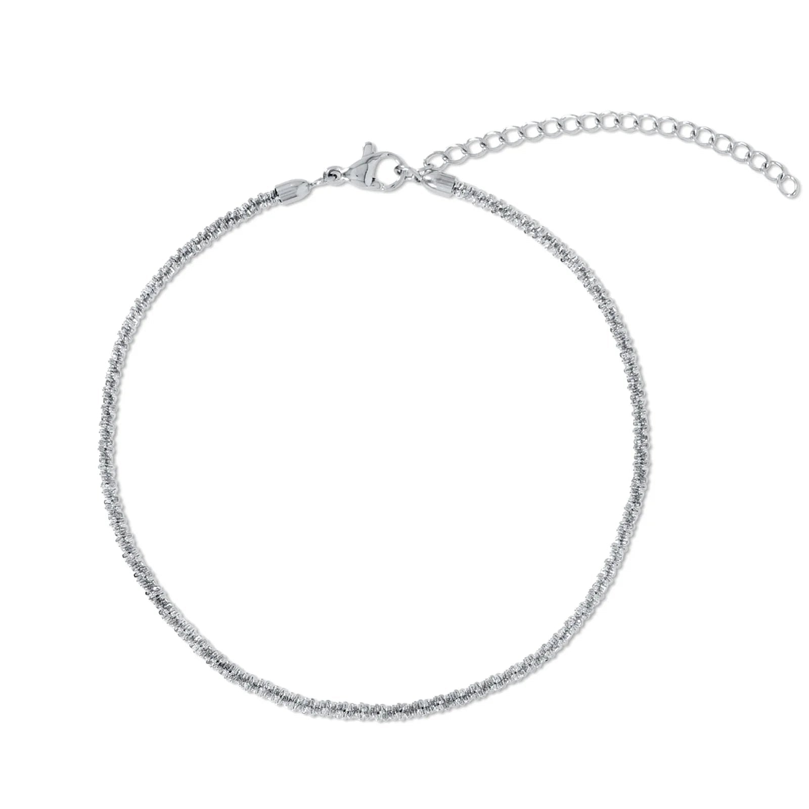 Rita Dainty Silver Chain Anklet - She Chester