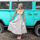 Rosebud Ruffle Sleeve Midi Dress - She Chester