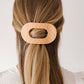 Round Flat Hair Clip | Large | Sunny Days Ahead - She Chester