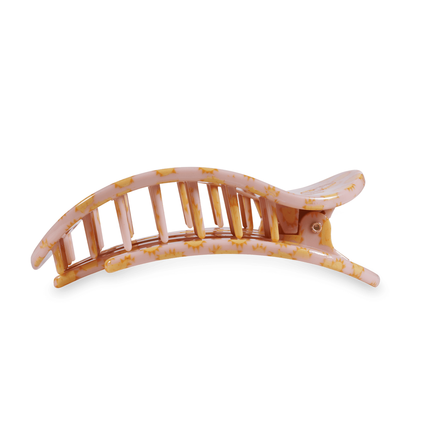 Round Flat Hair Clip | Large | Sunny Days Ahead - She Chester