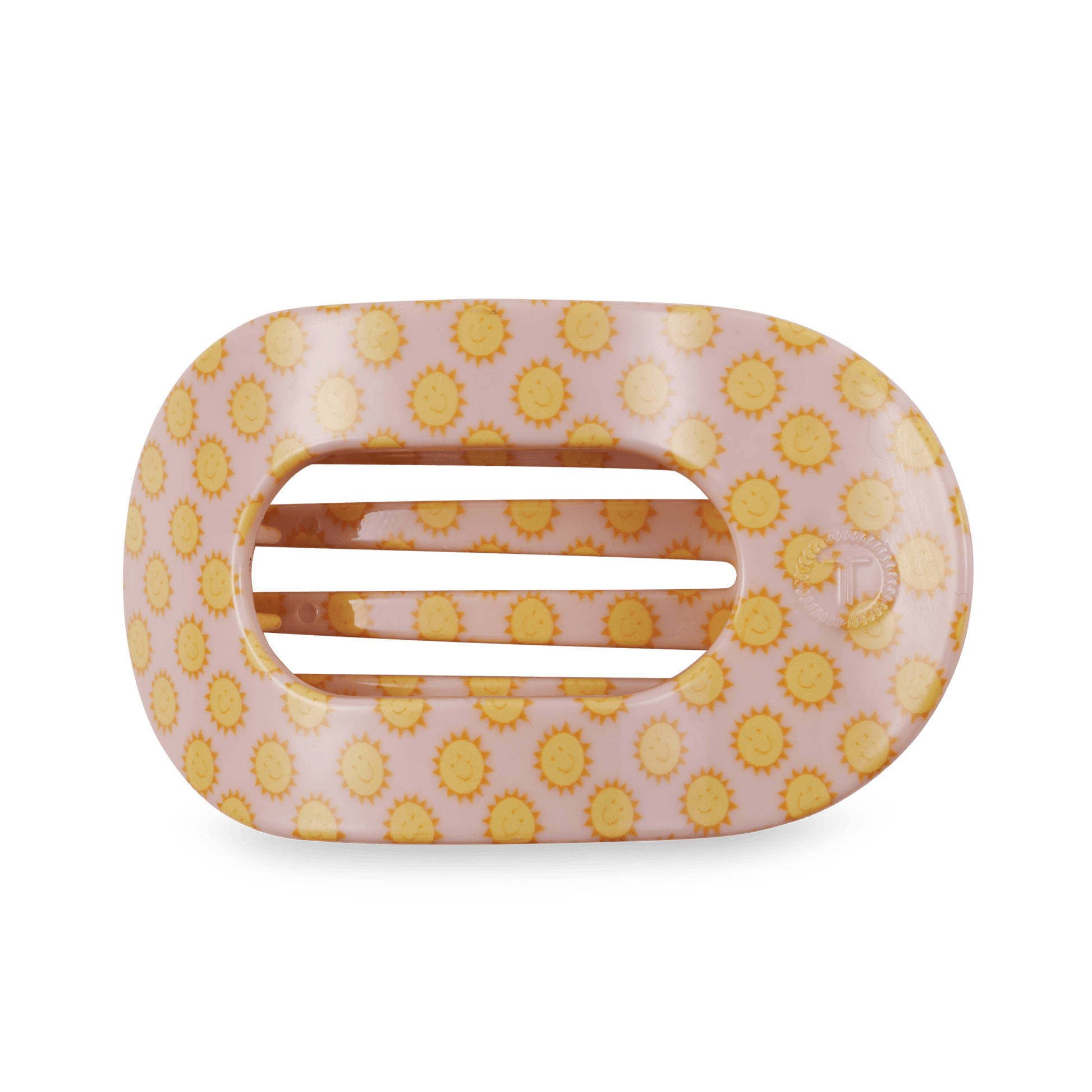 Round Flat Hair Clip | Large | Sunny Days Ahead - She Chester