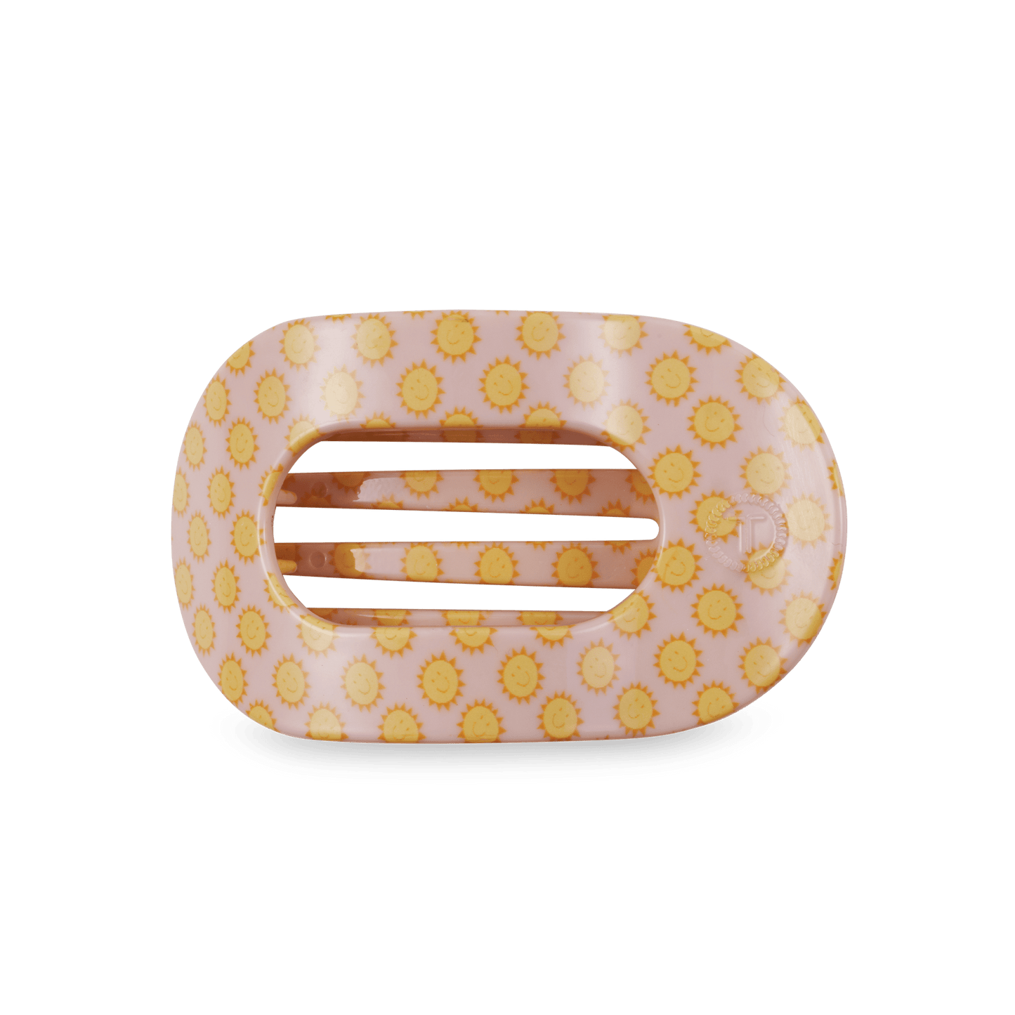 Round Flat Hair Clip | Medium | Sunny Days Ahead - She Chester