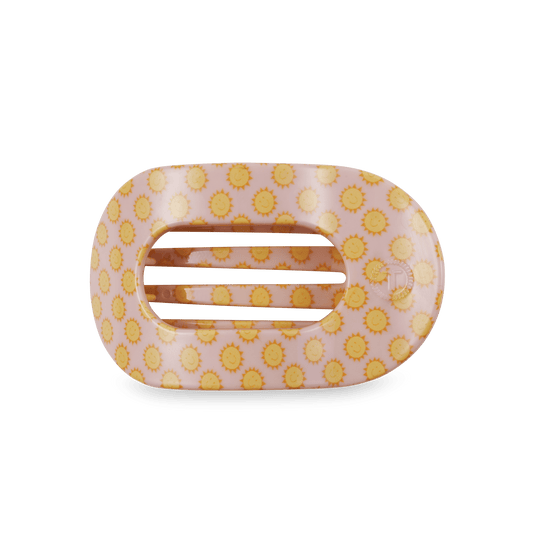 Round Flat Hair Clip | Medium | Sunny Days Ahead - She Chester