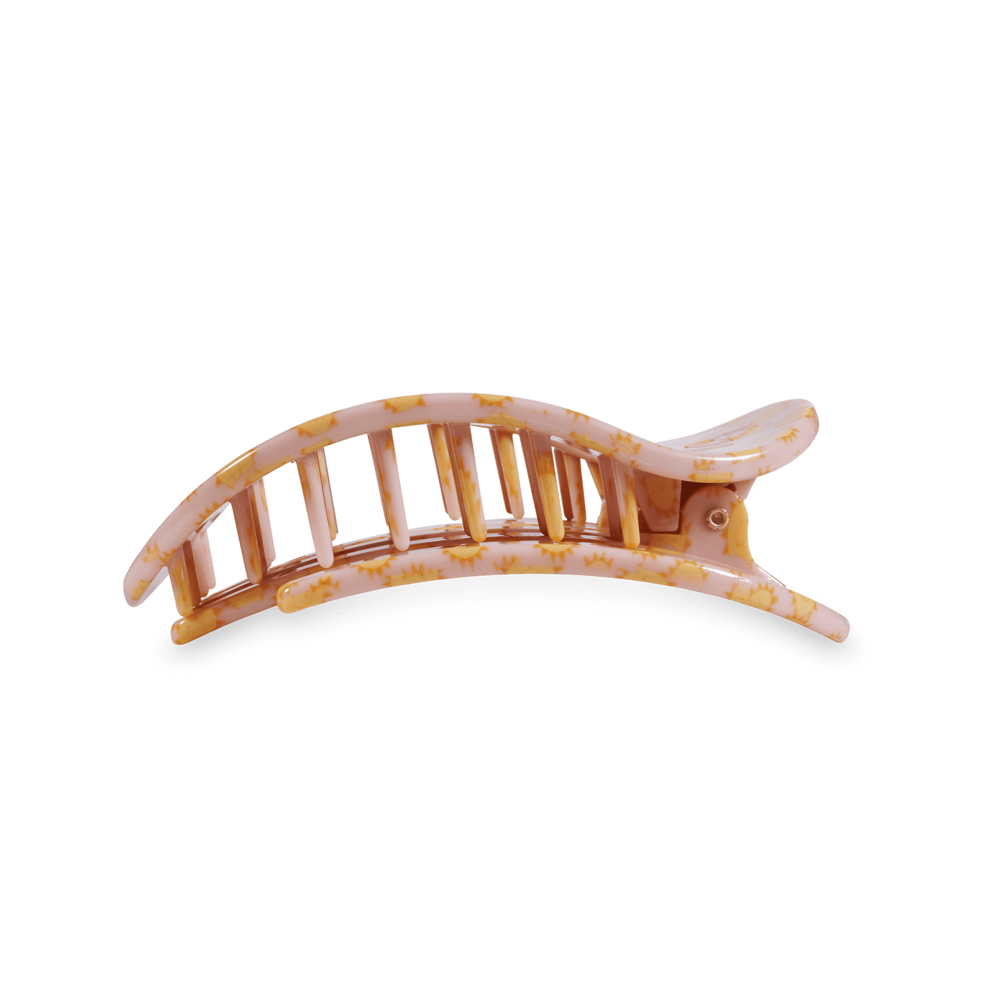 Round Flat Hair Clip | Medium | Sunny Days Ahead - She Chester