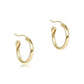 Round Gold 0.5" Hoop - Smooth - She Chester