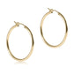 Round Gold 1.25'' Hoop Smooth - She Chester