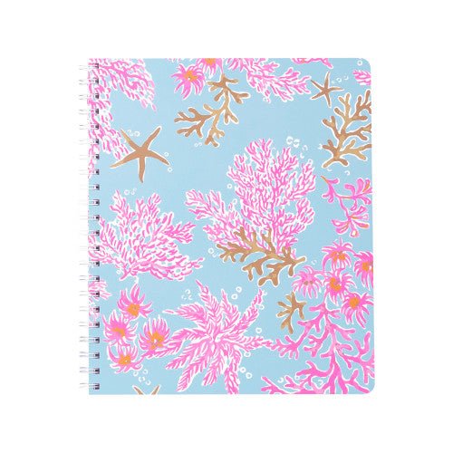 Royal Coral Large Notebook - She Chester