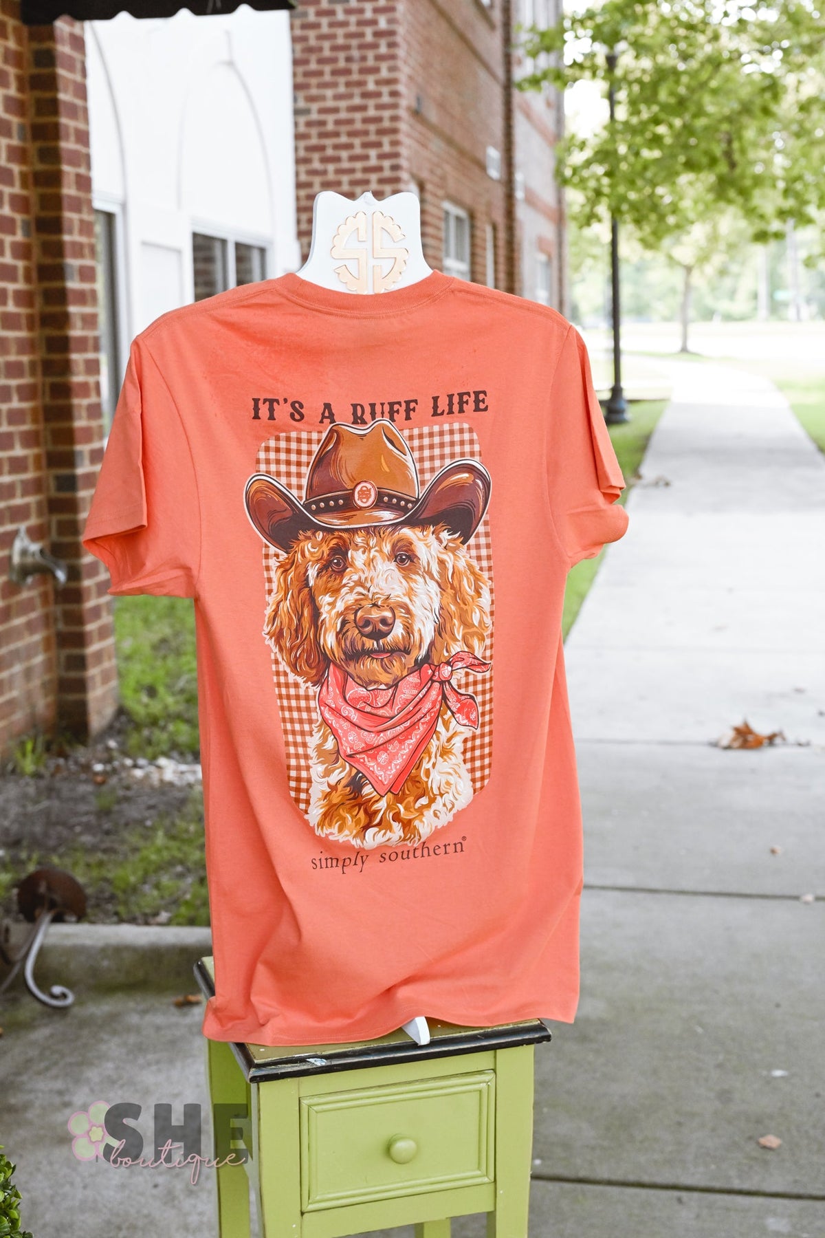 Ruff Life Cowboy Dog Tee - She Chester