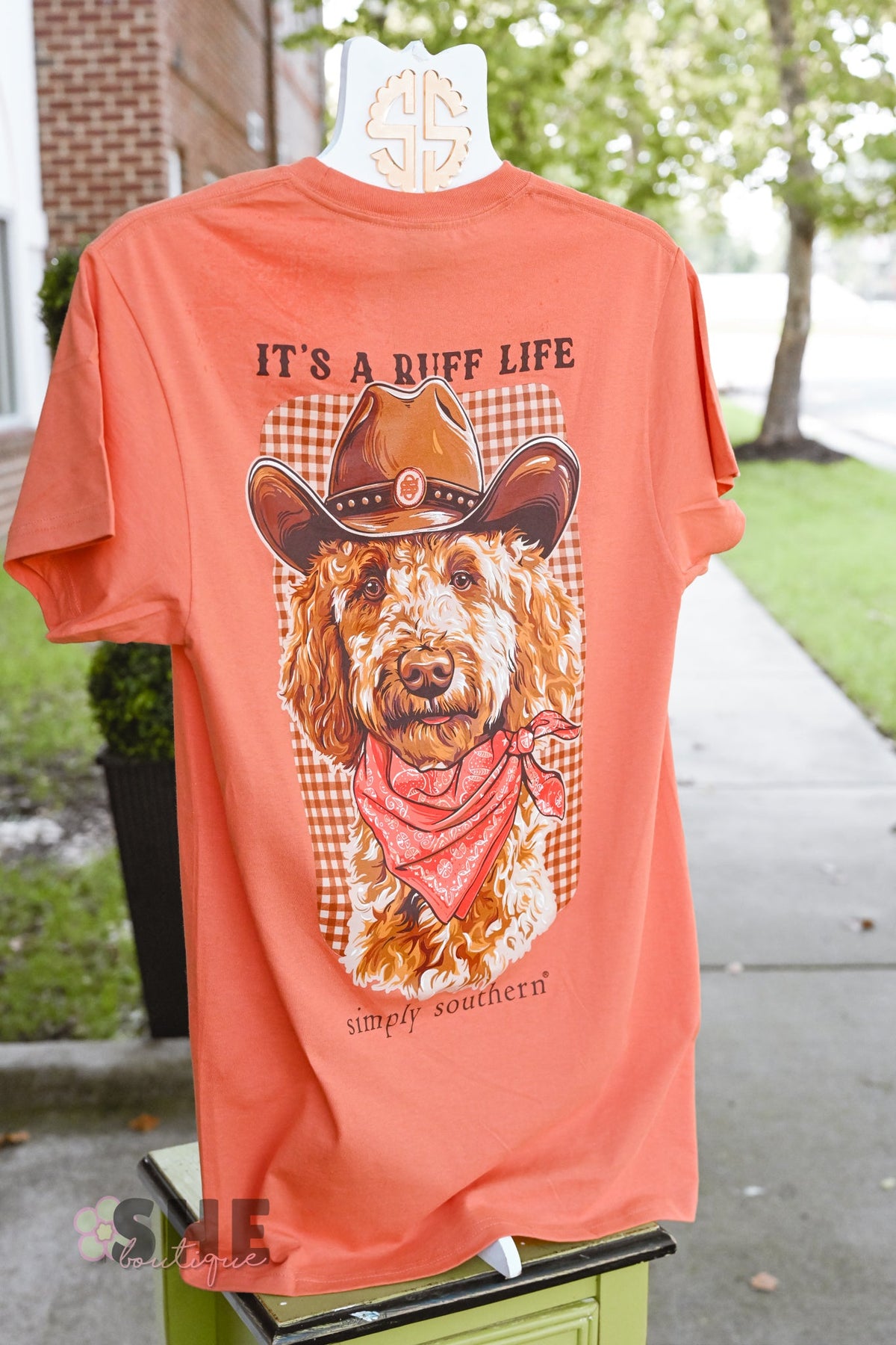 Ruff Life Cowboy Dog Tee - She Chester