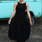 Sabrina Black Maxi Dress - She Chester