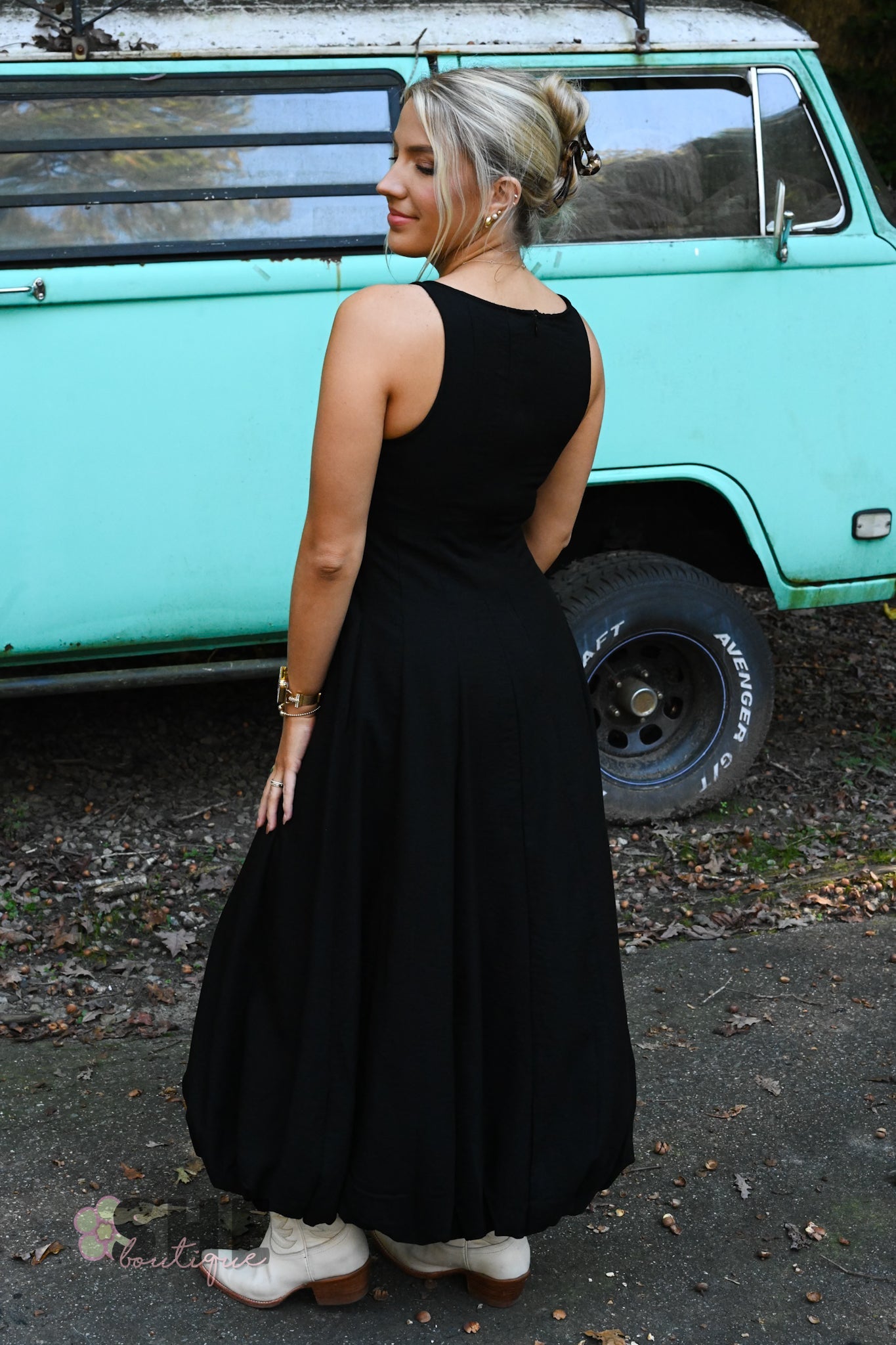 Sabrina Black Maxi Dress - She Chester