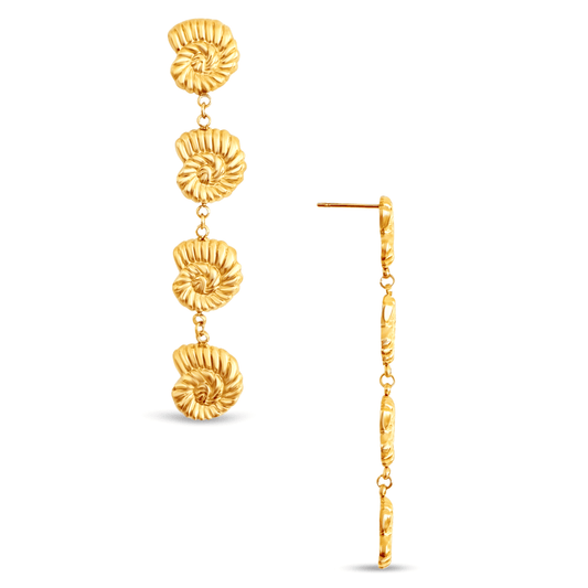 Sabrina Shell Drop Earring - She Chester