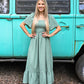Sage Evergreen Smocked Maxi - She Chester
