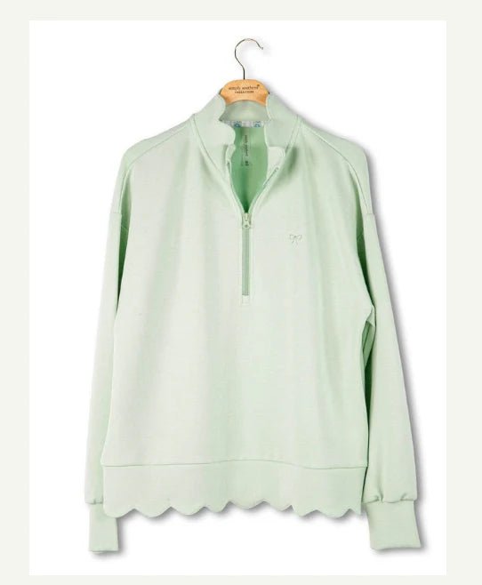 Sage Scallop SS Pullover - She Chester
