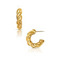 Saige Twist Mini Hoop Earring - She Chester