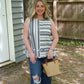 Sail Away Stripe Tank - She Chester
