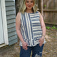 Sail Away Stripe Tank - She Chester