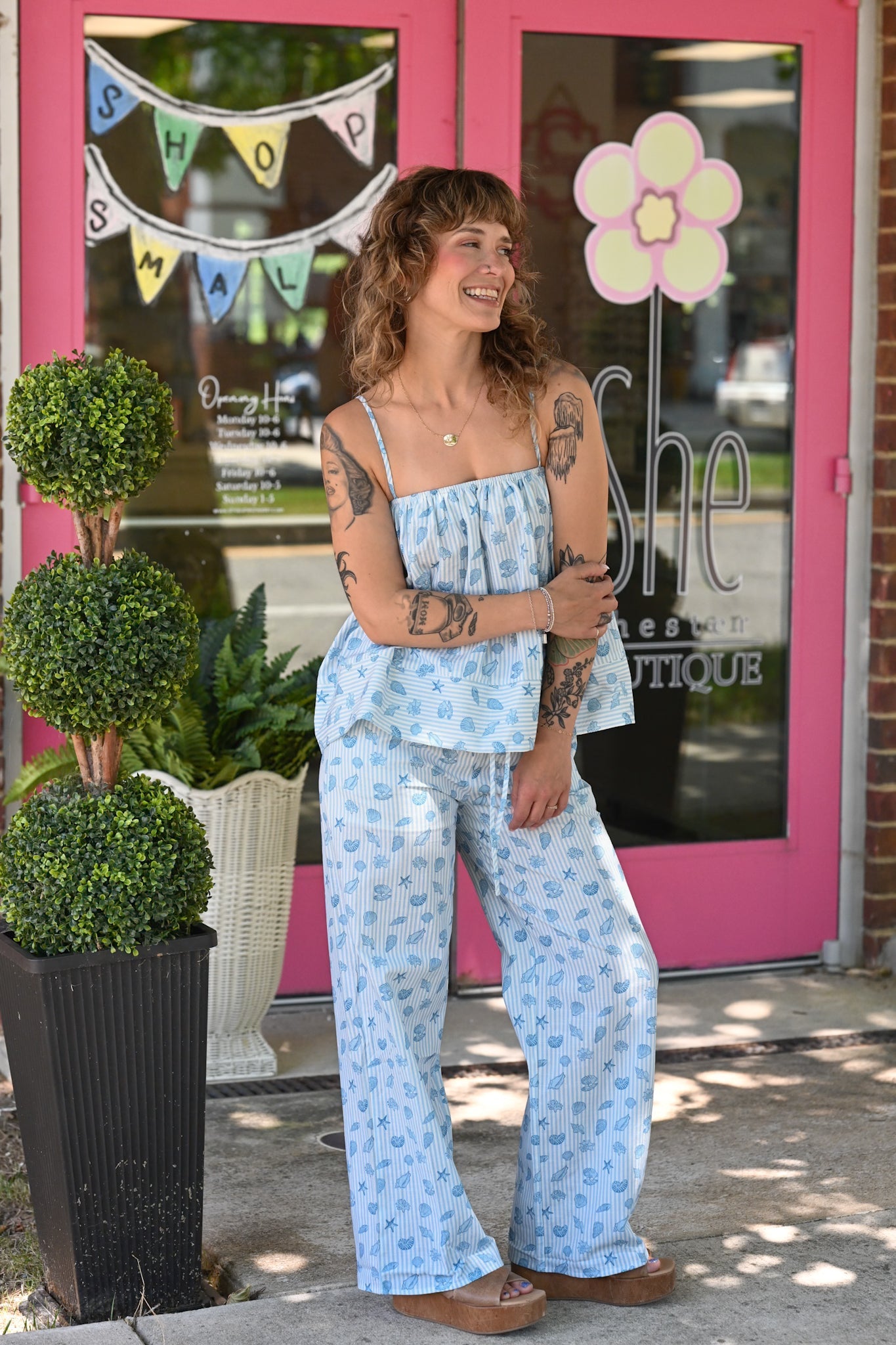 Sally Sea Shell Tank - She Chester
