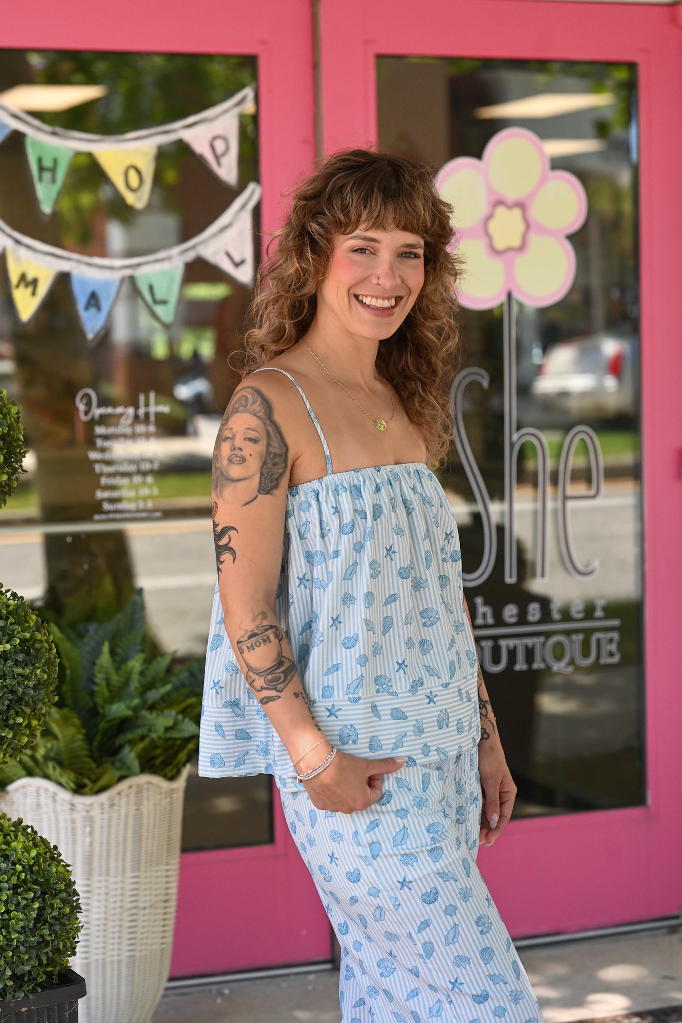 Sally Sea Shell Tank - She Chester