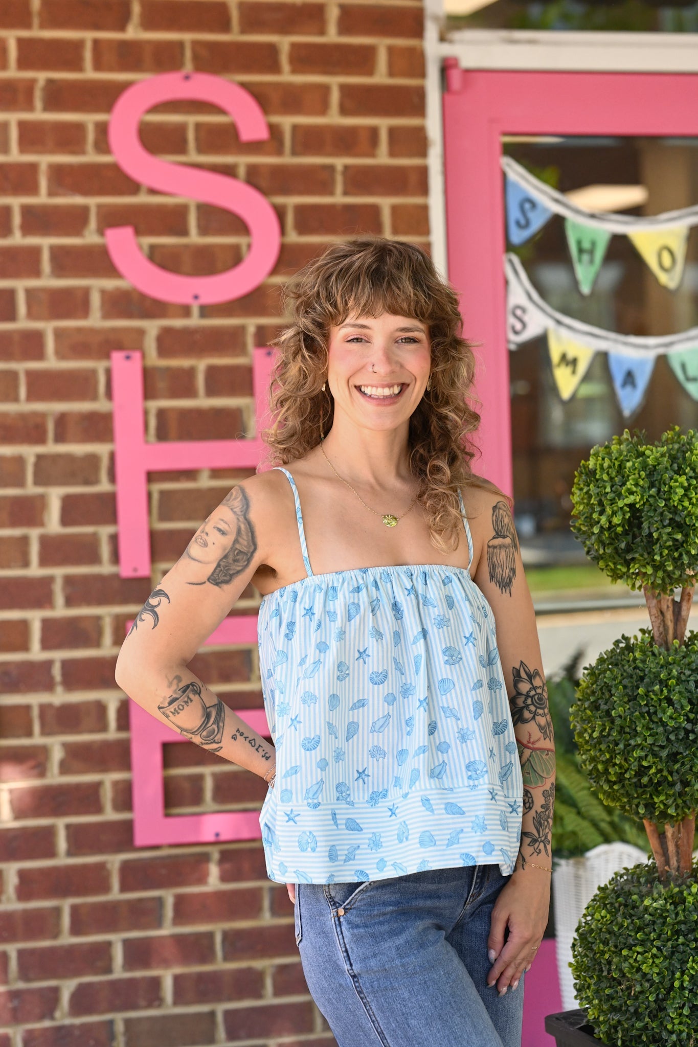 Sally Sea Shell Tank - She Chester