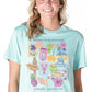 Salty Stamps Mineral Wash Tee - She Chester