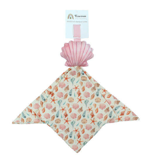 Sandy Seashells Shell Baby Lovey - She Chester