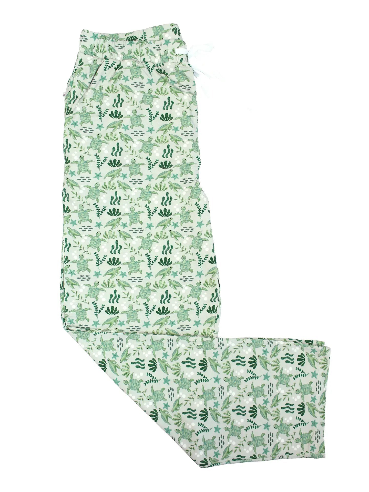 Save the Sea Turtles Bamboo Relaxed Lounge Pajama Pants - She Chester