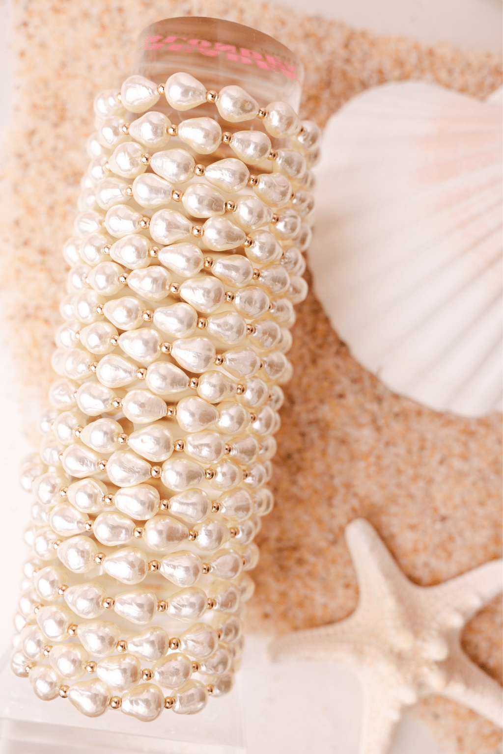 Saylor Pearl Bracelet in Gold: Standard 6.75 Inch - She Chester