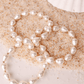 Saylor Pearl Bracelet in Gold: Standard 6.75 Inch - She Chester