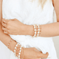 Saylor Pearl Bracelet in Gold: Standard 6.75 Inch - She Chester