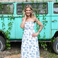 Scalloped Sea Midi Dress - She Chester